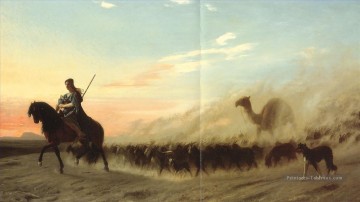 Le berger syrien Arabe Jean Léon Gérôme Peinture à l'huile